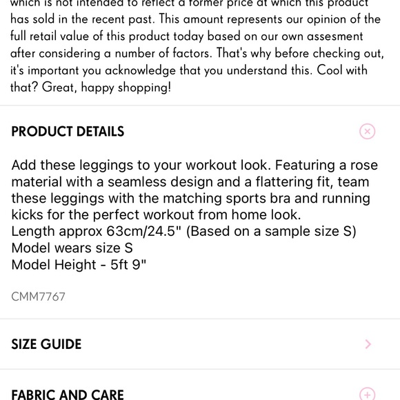 PLT Rose High Waist Seamless Gym Leggings - Picture 8 of 10